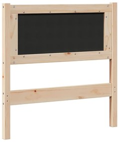 vidaXL Κεφαλάρι Άλλο Καφέ 80 cm Μασίφ ξύλο πεύκου