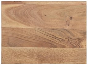 vidaXL Κομοδίνο με Πλαίσια 40 x 30 x 50 εκ. από Μασίφ Ξύλο Ακακίας