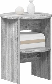 vidaXL Βοηθητικό ντουλάπι 2 τμχ. Γκρι Σονομά Ø40 x 50 εκ