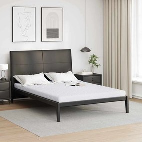 vidaXL Στρώμα Λευκό 160 x 200 cm Ζακάρ ύφασμα