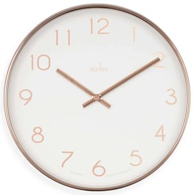 Ρολόι Τοίχου Elma ACCTIM22838 Φ25x4,2cm Copper-White Acctim Πλαστικό, Γυαλί
