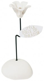 Διακοσμητικό Little Piece Of Paradise RD0017443 4x3x11cm White-Black Raeder Πορσελάνη