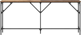 vidaXL Τραπέζι κονσόλας Παλιό Ξύλο 180 x 23 x 75 cm