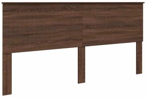 vidaXL Κεφαλάρι με κεφαλάρι Καφέ δρυς 200 cm Επεξεργασμένο ξύλο