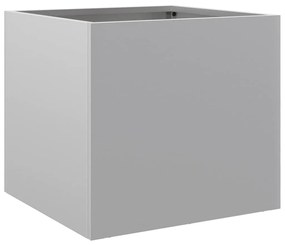 vidaXL Ζαρντινιέρα Ασημί 32 x 30 x 29 εκ. από Γαλβανισμένο Χάλυβα