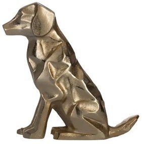 Διακοσμητικό Αντικείμενο Σκύλος Nolalu 427015 20x8x24,5cm Gold Eglo Αλουμίνιο