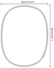 vidaXL Καθρέφτης Τοίχου Χρυσός 40x30 εκ.