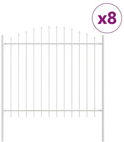 vidaXL Φράχτης Κήπου Λευκό 1360 x 125 εκ.