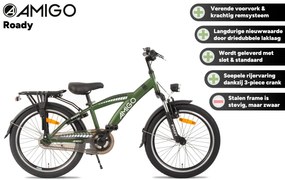 Roady 26 Inch 41 cm Boys Coaster Brake Green