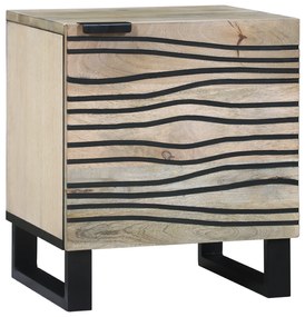 vidaXL Κομοδίνα Φυσικό 40 x 33.5 x 46 εκ