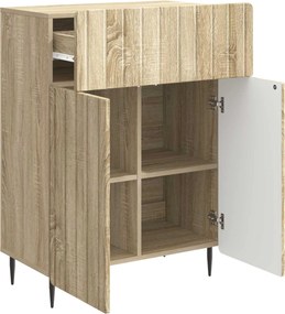 vidaXL Πλαϊνό γραφείο Sonoma Δρυς 66 x 34,5 x 92 εκ.
