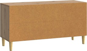 vidaXL Ντουλάπι TV 99 x 34,5 x 50 εκ. Artisan Δρυς Επεξεργασμένο Ξύλο