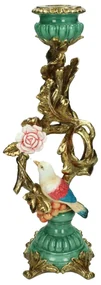 Κηροπήγιο ArteLibre Πολύχρωμο Polyresin 11x9.5x34.8cm-05151677