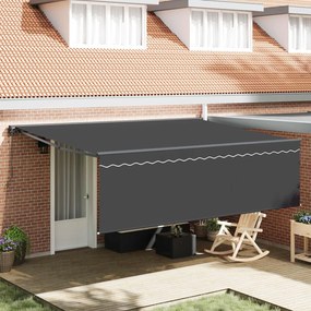 vidaXL Σκηνίτσα Αναδιπλούμενη Ανθρακί 450 x 350 εκ