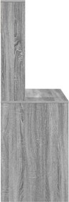 vidaXL Γραφείο Γκρίζο Σονομα 91 x 50 x 149 cm Επεξεργασμένο Ξύλο