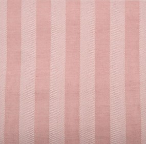 Σετ Σεντόνια Ημίδιπλα 180x270 Polycotton Σατέν ριγέ 850 Ροζ