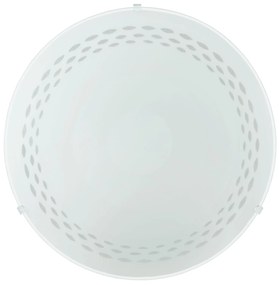Φωτιστικό Οροφής Twister 86875 Silver Eglo Μέταλλο,Γυαλί