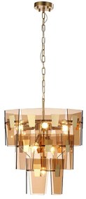 Φωτιστικό Οροφής Isabella 4309100 Φ48x105cm 6xE14 40W Honey-Gold Viokef