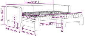 ΚΑΝΑΠΕΣ ΚΡΕΒΑΤΙ ΣΥΡΟΜΕΝΟΣ ΑΝ. ΓΚΡΙ 90X200ΕΚ ΎΦΑΣΜΑ ΣΤΡΩΜΑΤΑ 3196596