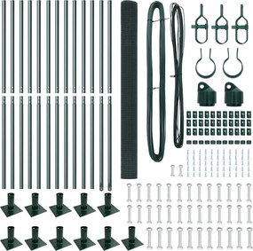 vidaXL Στύλος Περιφράξεων Πράσινο