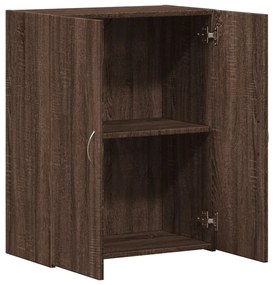 vidaXL Αρχειοθήκη Καφέ Δρυς 60x32x77,5 εκ. από Επεξεργασμένο Ξύλο