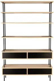 Ραφιέρα 185cm Ανοικτό Καφέ 2 Ντουλάπια Digos 424795 Eglo 424795