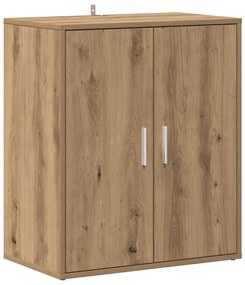 vidaXL Παπουτσοθήκη Τεχνίτης Δρυς 60x35x70 εκ. από Επεξεργασμένο Ξύλο