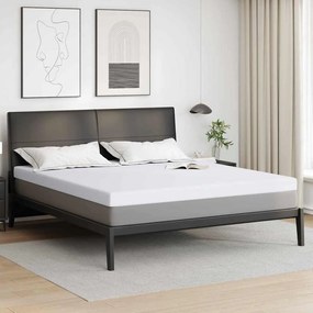 vidaXL Στρώματα Λευκό 180 x 200 cm 100% ύφασμα πολυεστέρα με τζακάρ