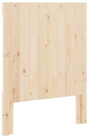 Κεφαλάρι 80 x 104 εκ. από Μασίφ Ξύλο Πεύκου - Καφέ