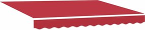 vidaXL Σκηνίτσα Αναδιπλούμενη Κόκκινο 350 x 250 εκ