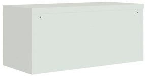 vidaXL Αρχειοθήκη Αν. Γκρι 90 x 40 x 240 εκ. Ατσάλινη