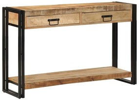 vidaXL Τραπέζι κονσόλας Καφέ 120 x 33 x 75 εκ Μασίφ ξύλο μάνγκο