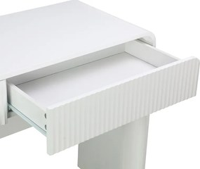 Κονσόλα Zeplen pakoworld λευκό mdf 110x38x75εκ