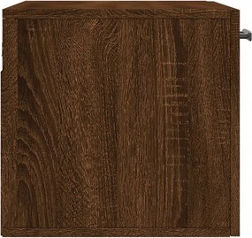 vidaXL Ντουλάπι Τοίχου Καφέ Δρυς 60x36,5x35 εκ. Επεξεργασμένο Ξύλο