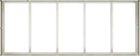 vidaXL Ζαρντινιέρα Λευκή 200x80x40 εκ. από Χάλυβα