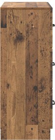 vidaXL Ντουλάπι με Συρτάρια 66 x 34,5 x 87 εκ. Επεξεργασμένο Ξύλο