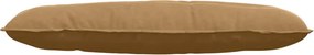 vidaXL Μαξιλάρι Πλάτης Καφέ 120 x 50 cm Υφασμάτινο Κορντουρά