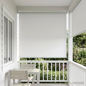 vidaXL Ρολό εξωτερικής χρήσης με UV προστασία Λευκό