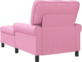 vidaXL Χαλάρωση με μαξιλάρι Ροζ 91 x 157 x 91 εκ. ύφασμα