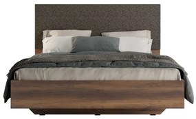 Κρεβάτι Oryana  χρώμα καρυδί 160x200εκ.