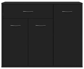 vidaXL Μπουφές Μαύρος 88 x 30 x 70 εκ. από Επεξ. Ξύλο