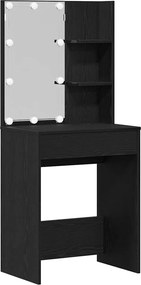 vidaXL Τραπέζι περιποίησης Μαύρη Οξυά 60 x 40 x 140 cm