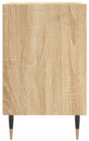 vidaXL Κομοδίνα 2 τεμ. Sonoma Δρυς 40x30x50 εκ. από Επεξεργασμένο Ξύλο