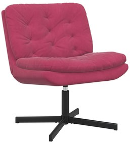 vidaXL Γυριστή Χαλαρωτική Καρέκλα Μπορντό 63 x 75 x 76 εκ Βελούδο