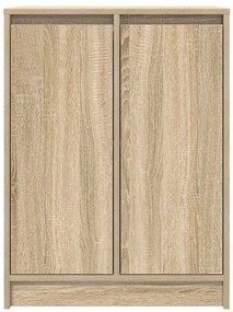 Συρταριέρα Sonoma Δρυς 57x34x76 εκ. Επεξεργασμένο Ξύλο - Καφέ
