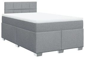 ΚΡΕΒΑΤΙ BOXSPRING ΜΕ ΣΤΡΩΜΑ ΑΝΟΙΧΤΟ ΓΚΡΙ 120X200 ΕΚ. ΥΦΑΣΜΑΤΙΝΟ 3285855