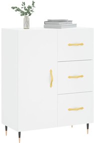 vidaXL Ντουλάπι Λευκό 69,5 x 34 x 90 εκ. από Επεξεργασμένο Ξύλο
