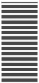 vidaXL Ζέβρα τυφλή Μαύρο Πλάτος υφάσματος 100,9 εκ. Πολυεστέρας