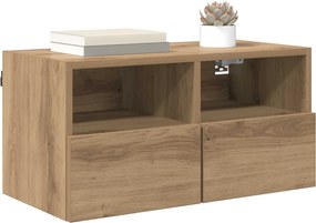 vidaXL Βάσεις τηλεόρασης 2 pcs Artisan Oak Επεξεργασμένο ξύλο