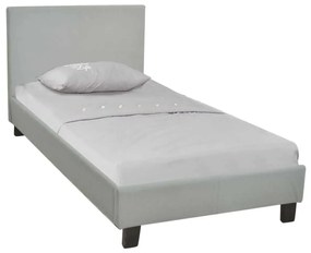 Κρεβάτι Wilton Μονό Ύφασμα Grey Stone . Διάσταση: 97x203x89(Στρώμα 90x190)cm